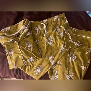 Olive Green Pajama Set